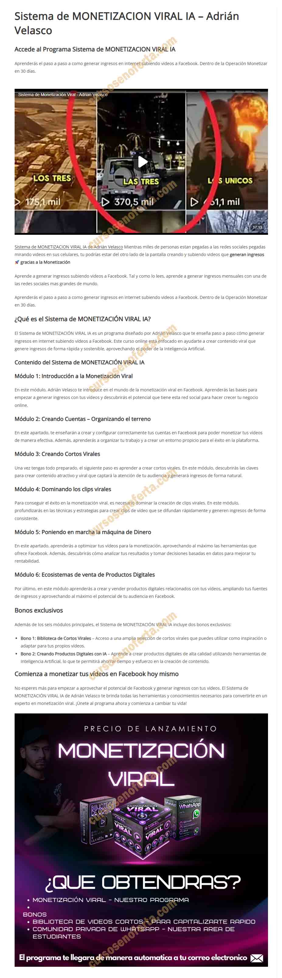 Sistema de Monetización Viral IA - adrián velasco