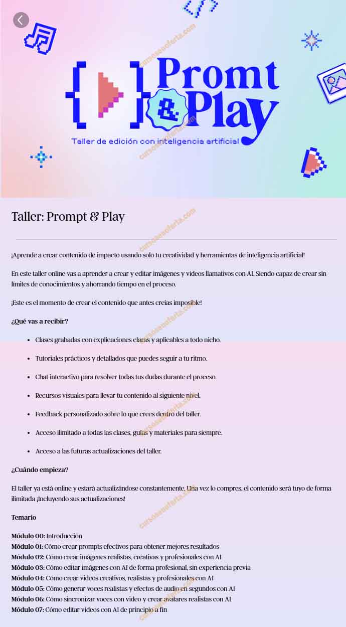 Taller Prompt & Play - giuli garzon