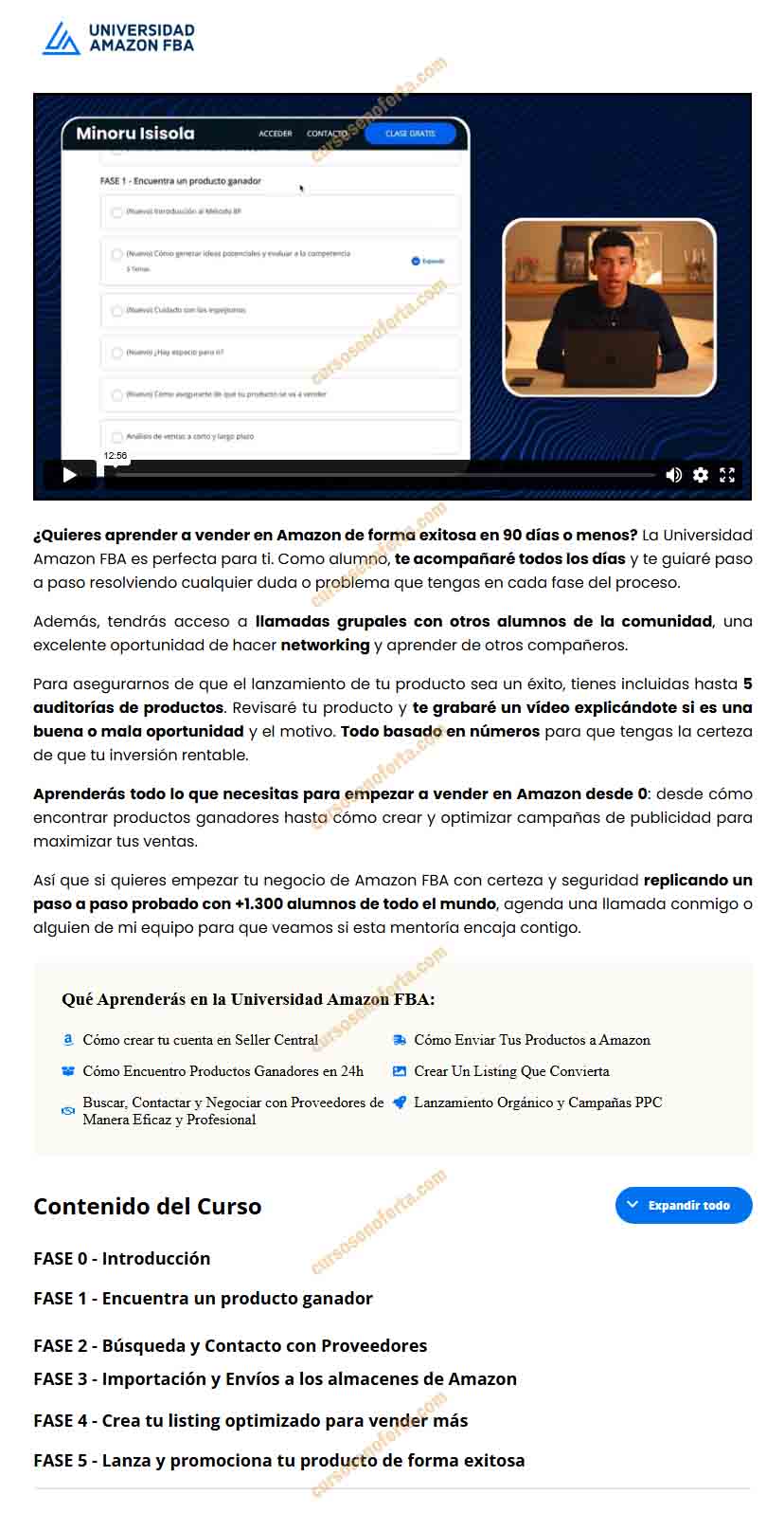 Universidad Amazon FBA - minoru isizola