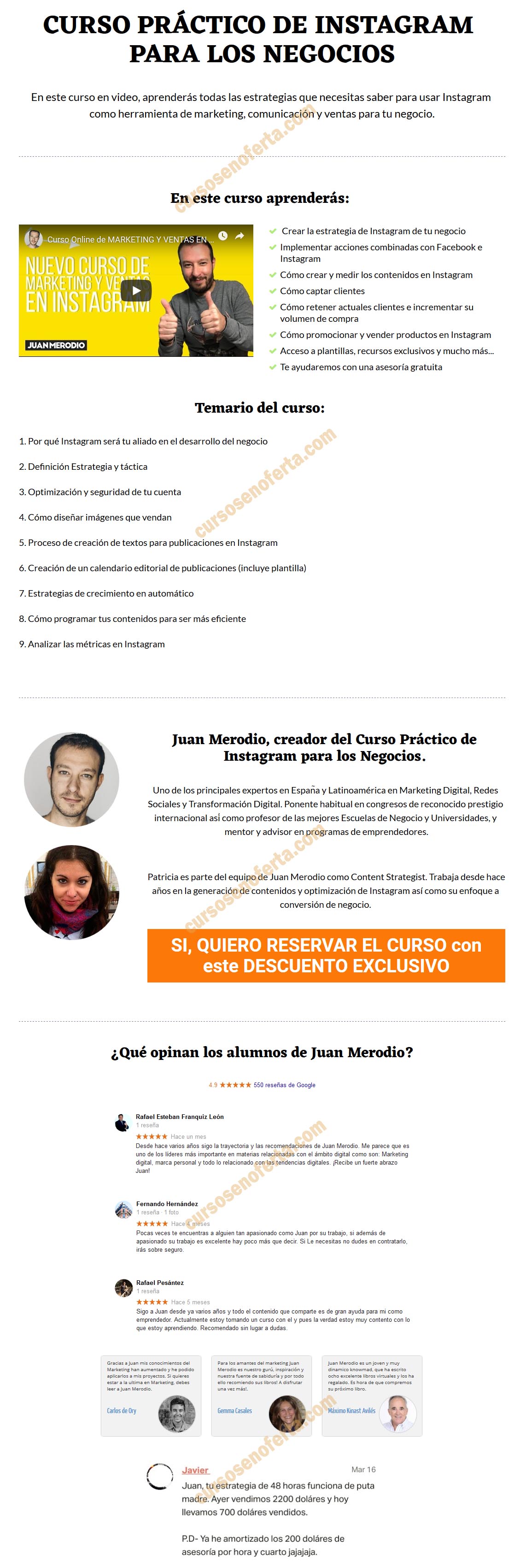 Curso Práctico de Instagram Para los Negocios