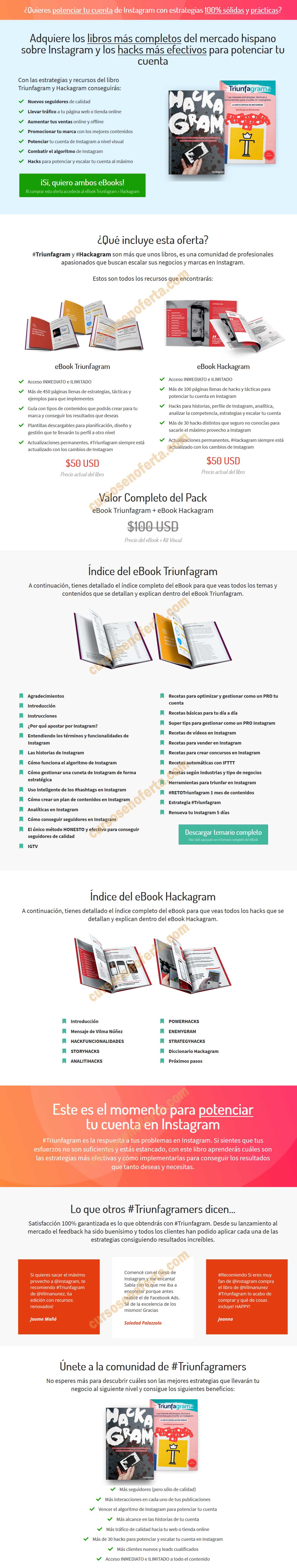 Ebook Triunfagram + Ebook Hackagram