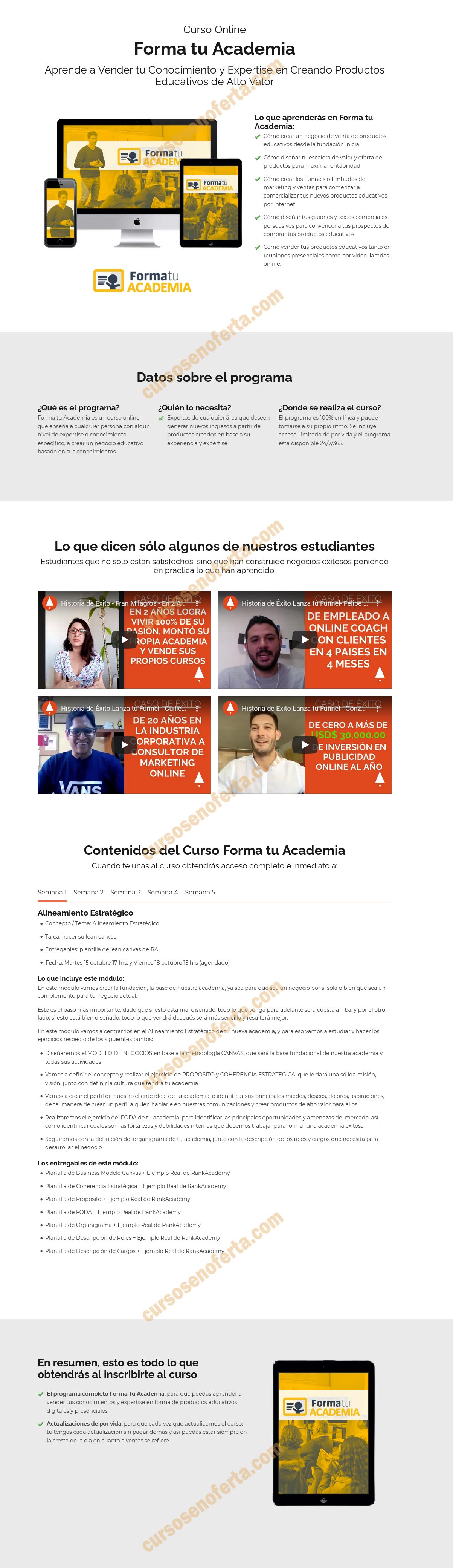 Forma tu academia