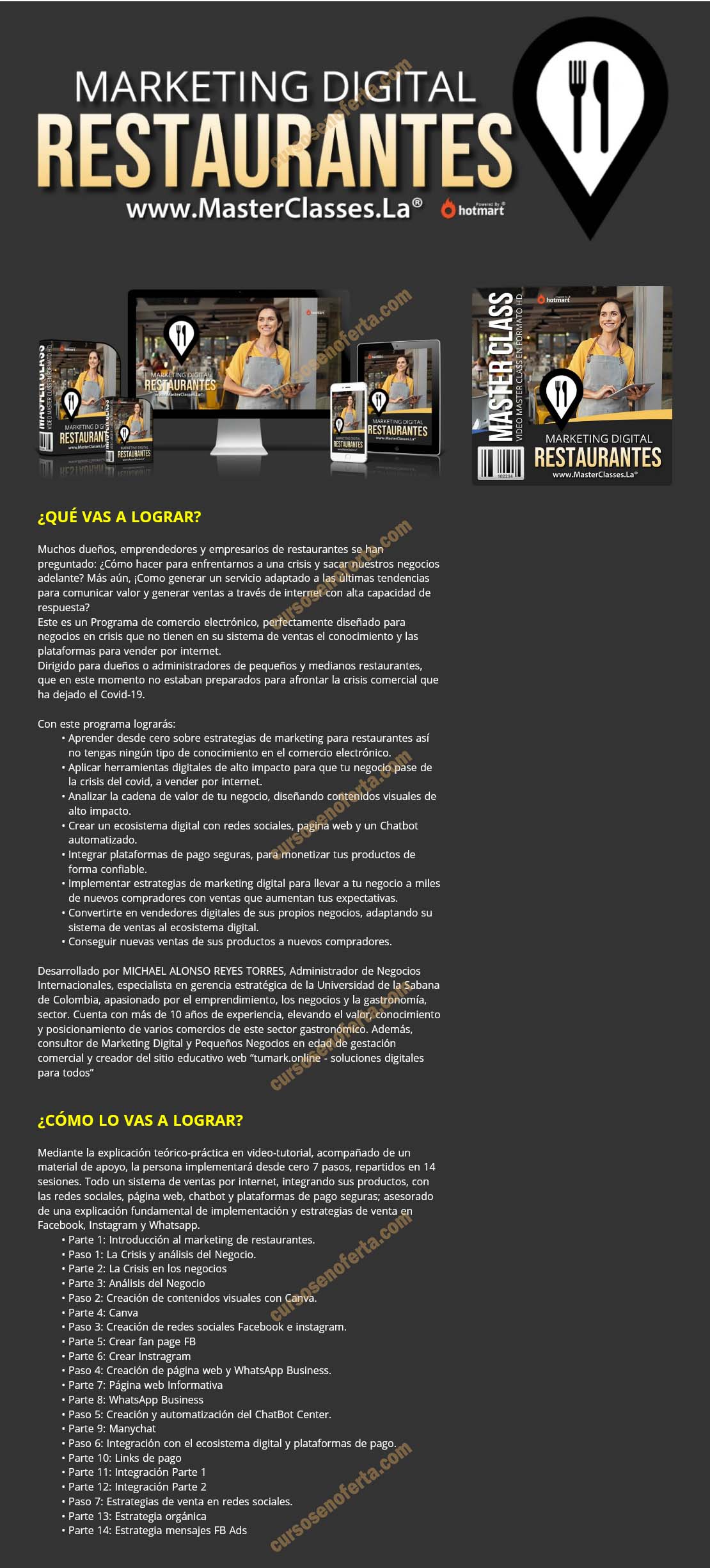 Marketing Digital Restaurantes - michael reyes