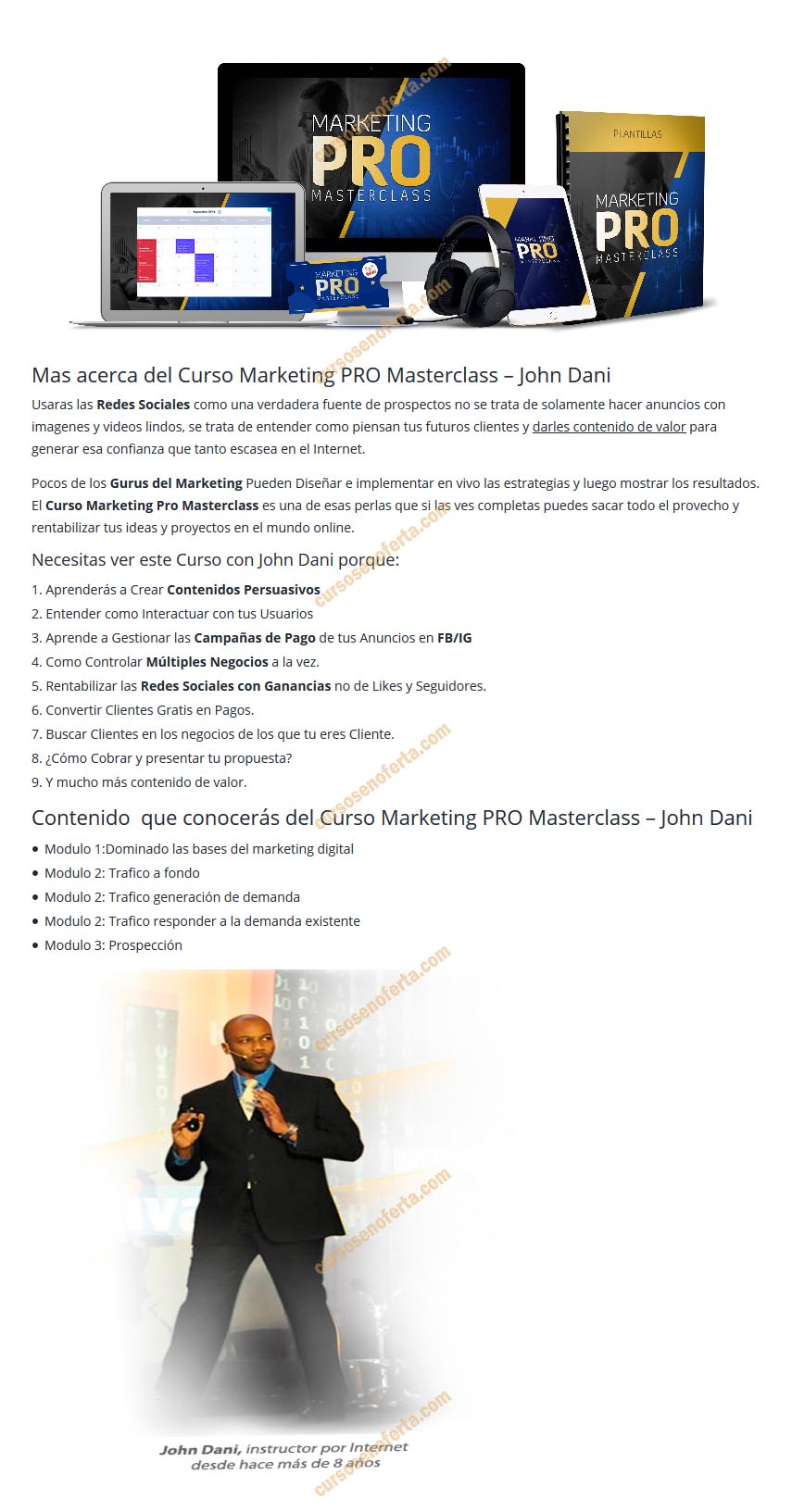 Marketing Pro Masterclass - john dani