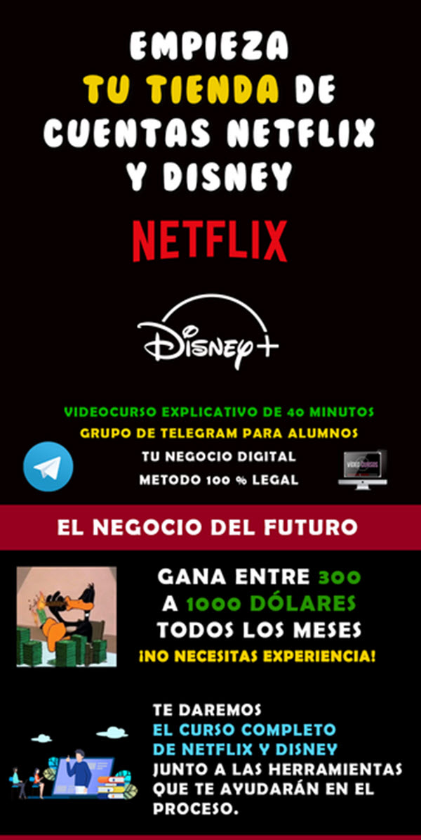 Método Netflix y Disney 2021 - legal