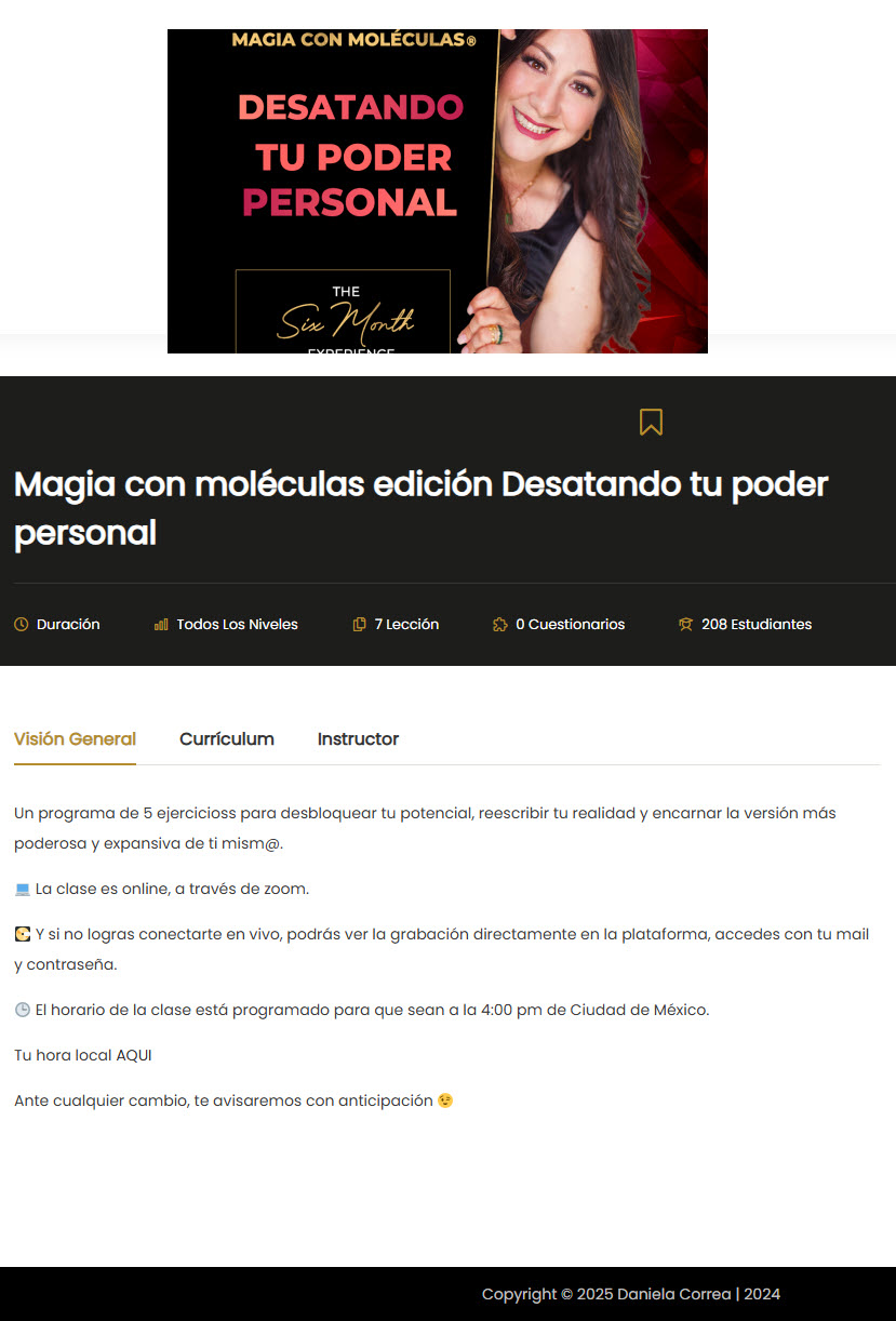 Desatando tu poder personal - daniela correa