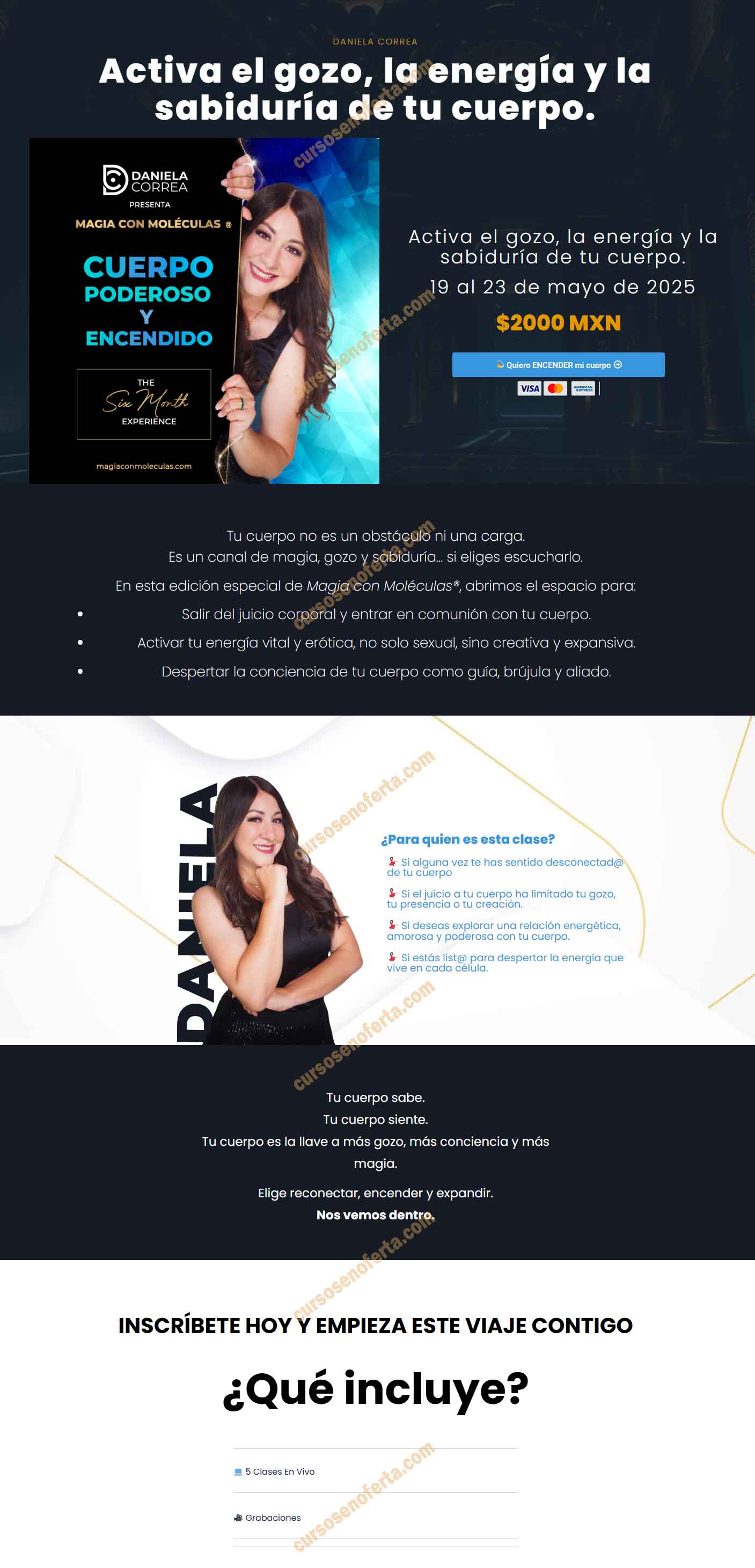 Magia con Moléculas Cuerpo Poderoso y Encendido - daniela correa