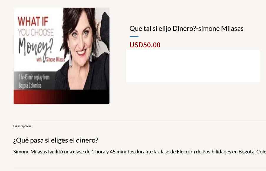 ¿Qué tal si elijo el dinero - simone milasas