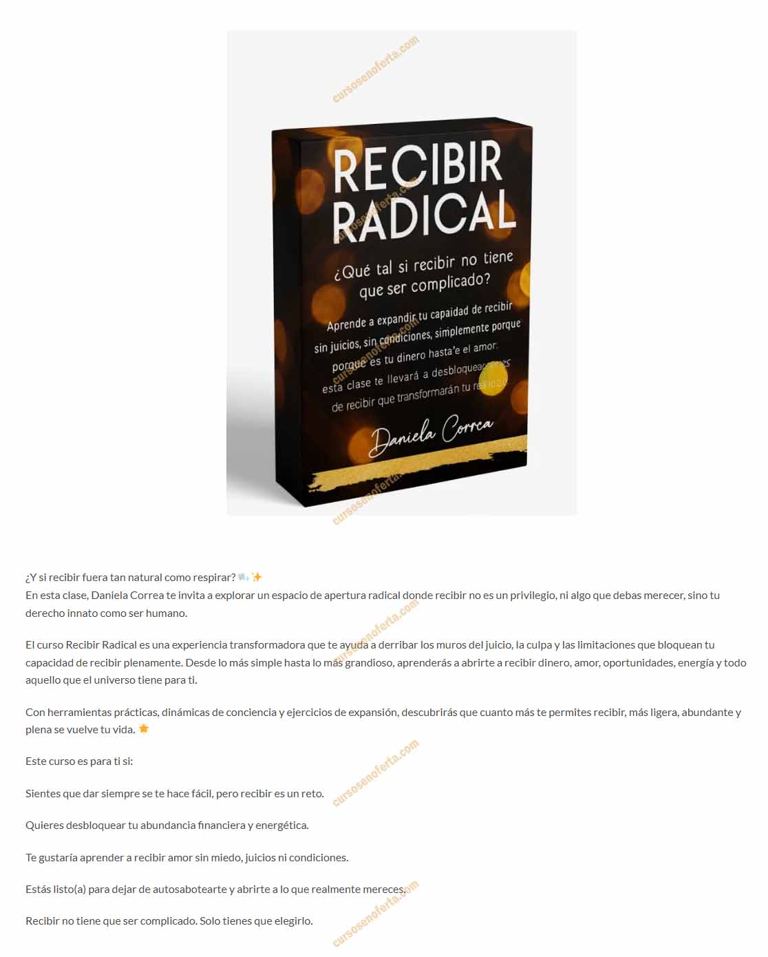Recibir Radical - daniela correa