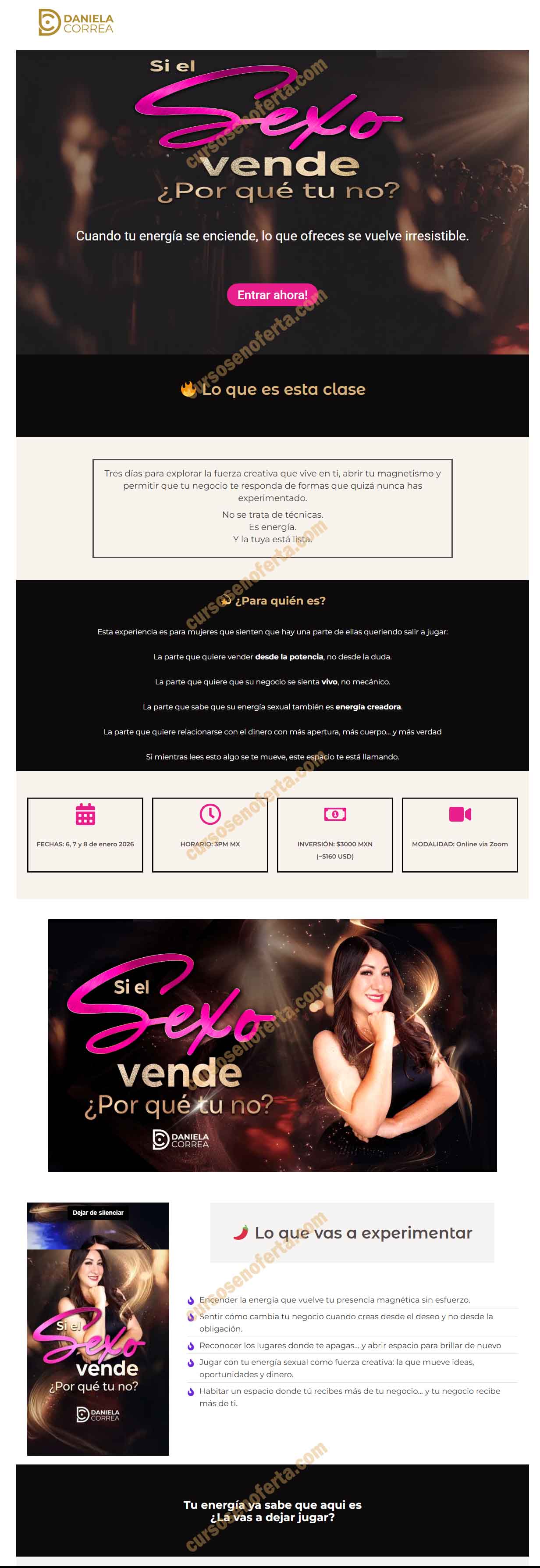 Si el sexo vende ¿Porqué tu No - daniela correa