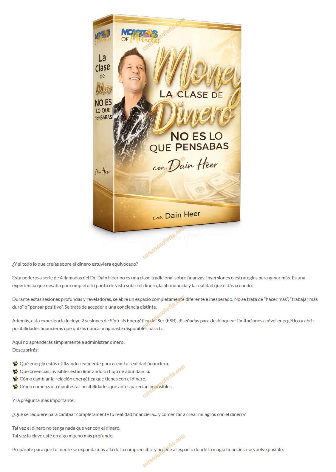 The Money Class - Dr. Dain Heer