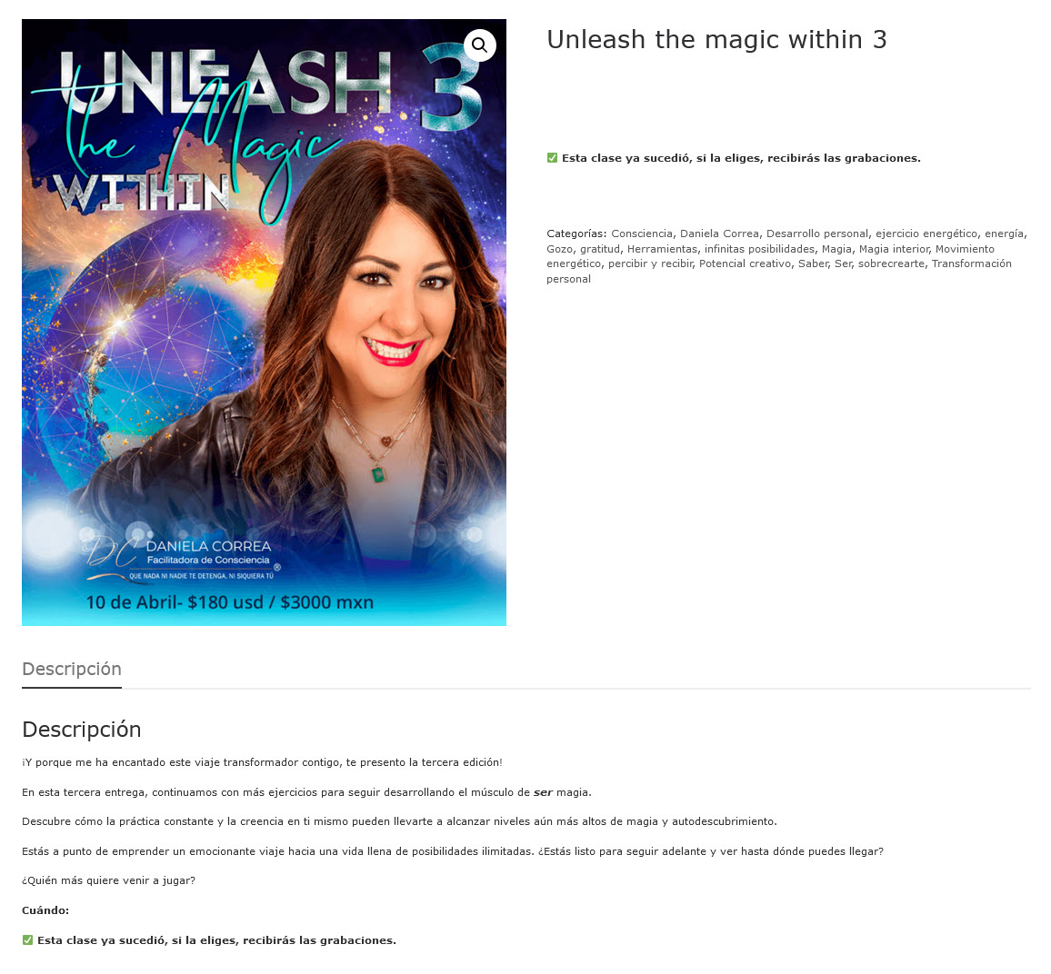 Unleash the magic within 3 - daniela correa