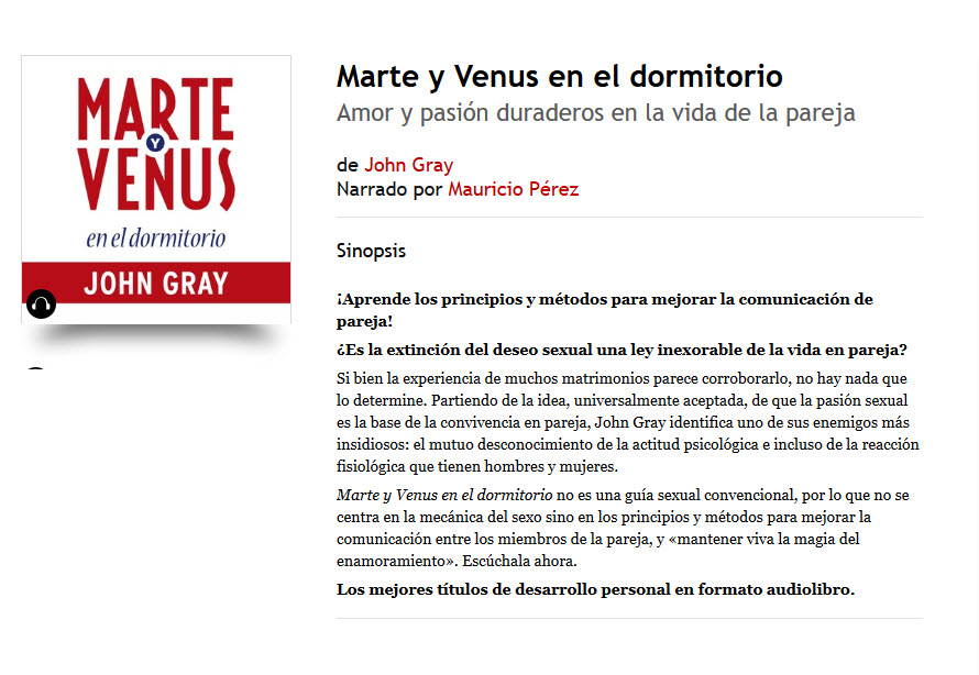 Marte y Venus en el dormitorio