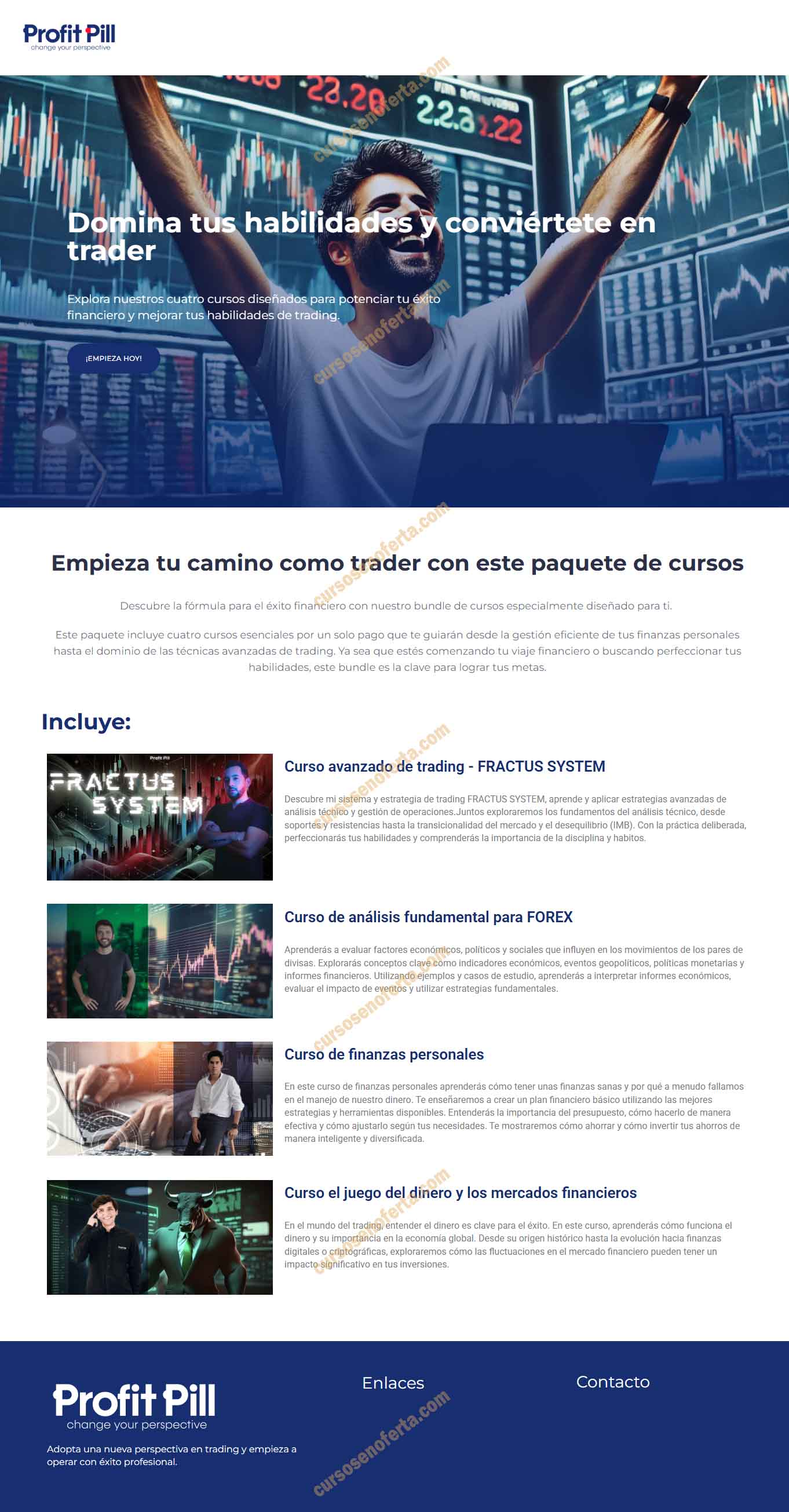 Academia Profit Pill - pedro berrezueta