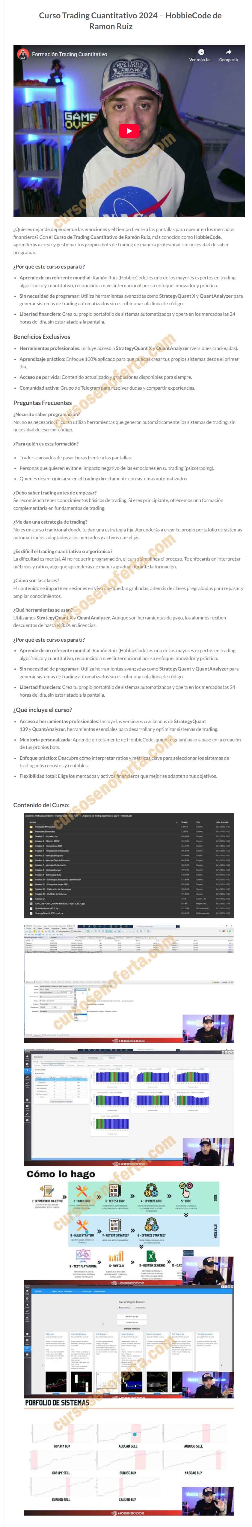 Curso de Trading Cuantitativo 2024 - hobbiecode