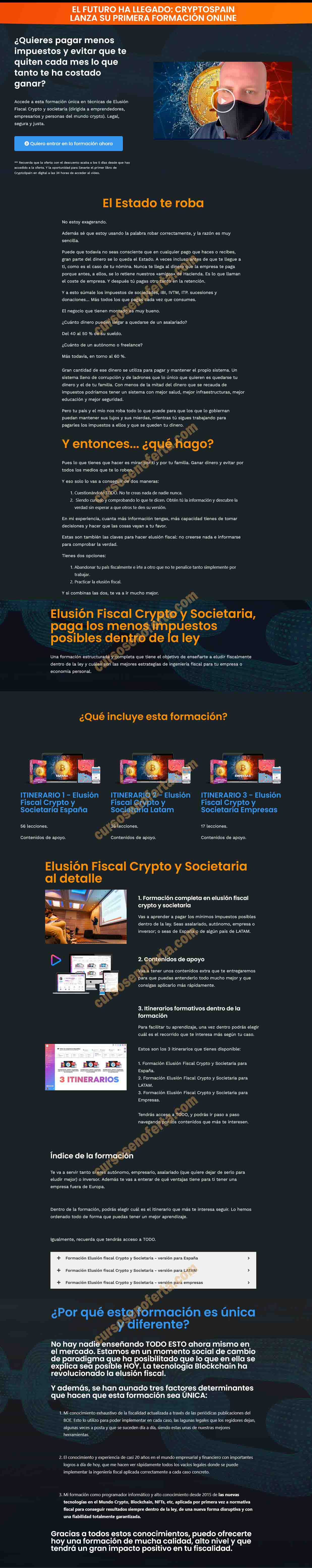 Elusión fiscal crypto y societaria