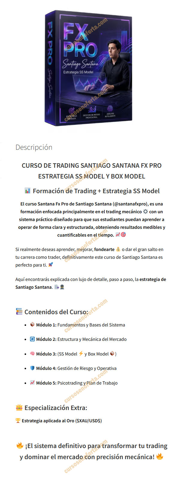 FX Pro Estrategia SS Model - santiago santana