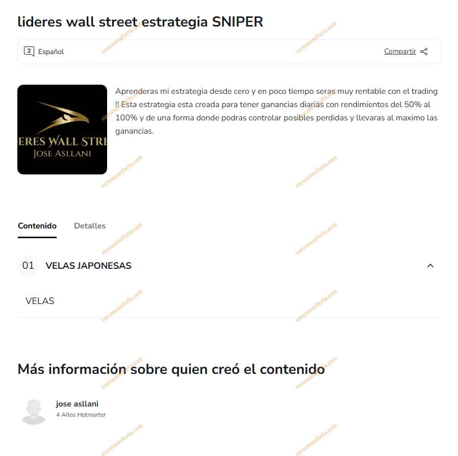 Líderes Wall Street Strategia SNIPER - jose asllani