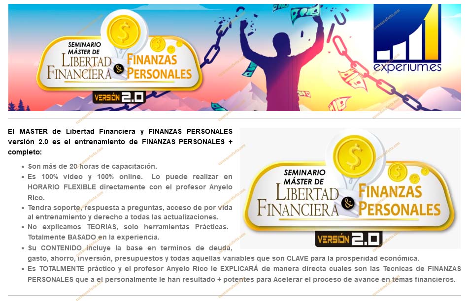 Master de Libertad Financiera y Finanzas Personales 2.0