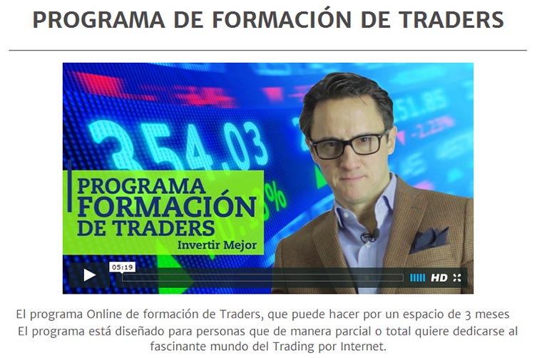 Programa de formación de traders