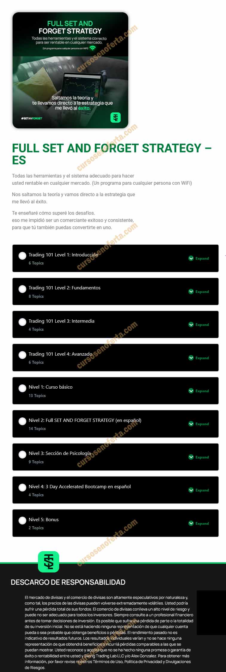 Swing Trading Lab Estrategia Set And Forget - alex gonzales