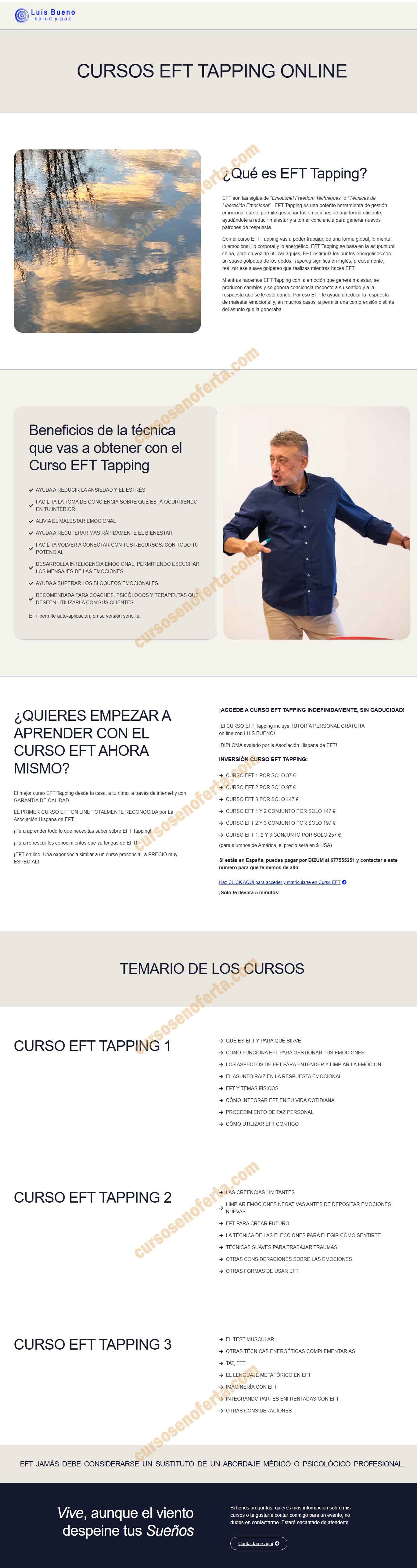 EFT Tapping Nivel 1-2-3 - Luis Bueno