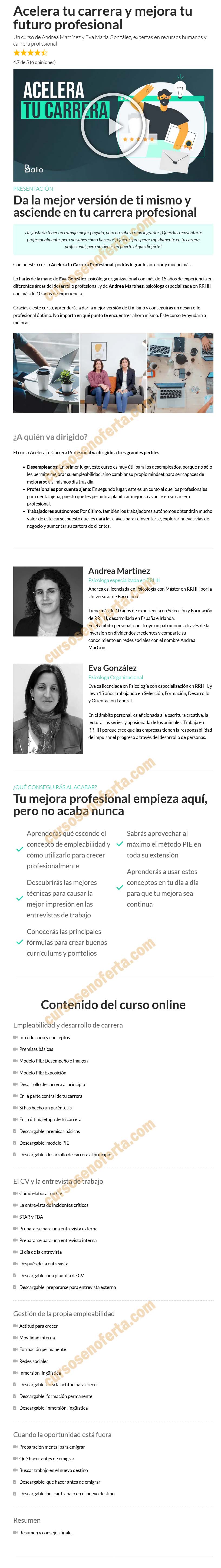 Acelera tu carrera profesional - Balio