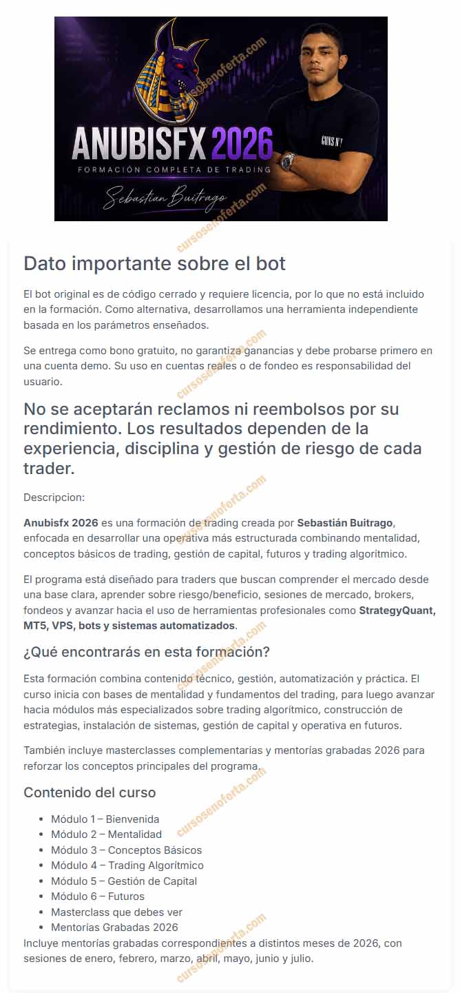 AnubisFX 2026 - Sebastián Buitrago