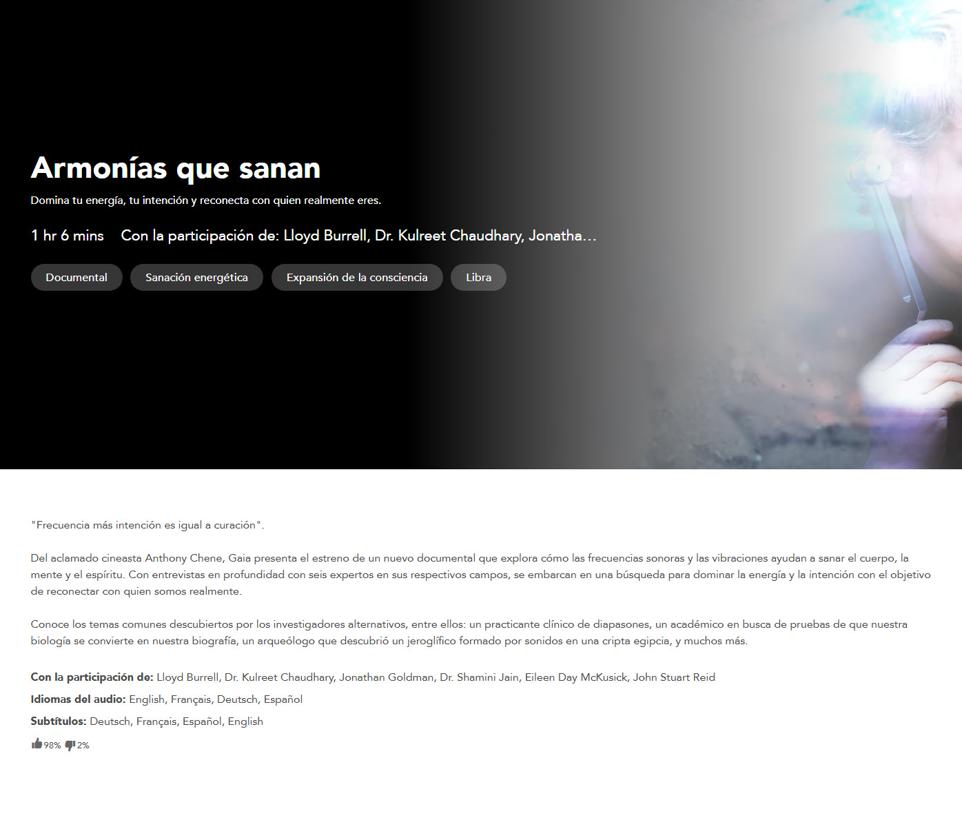 Armonías que sanan (Documental)