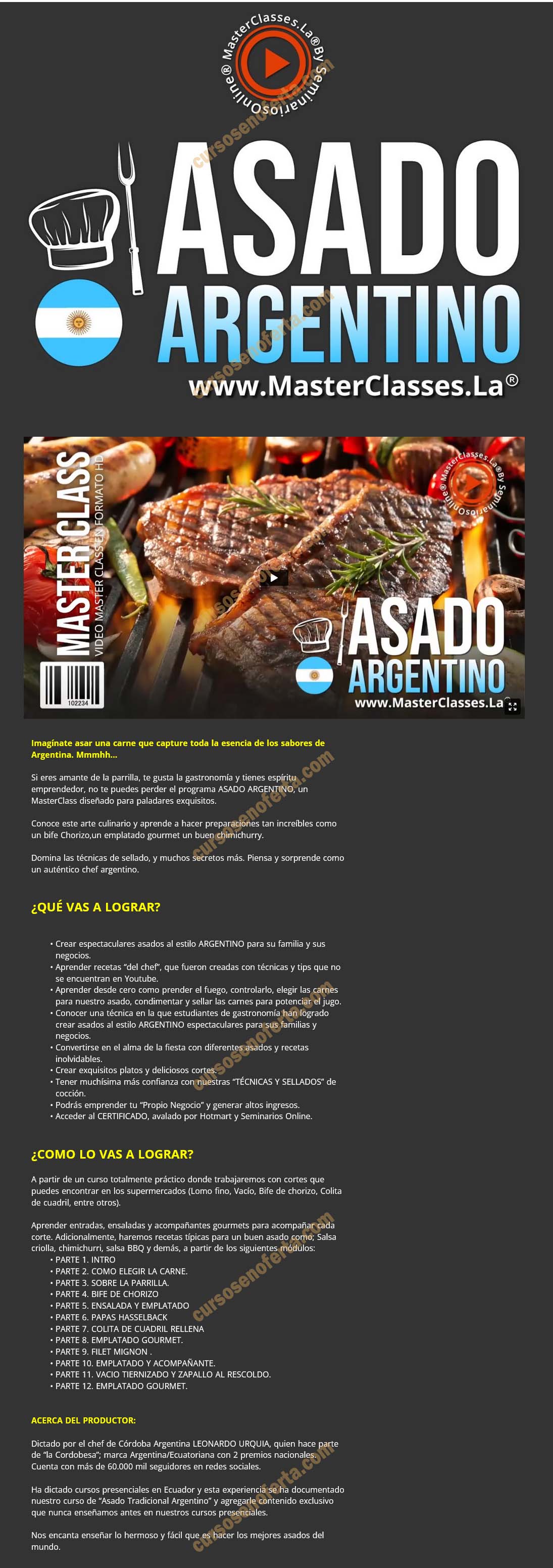 Asado argentino