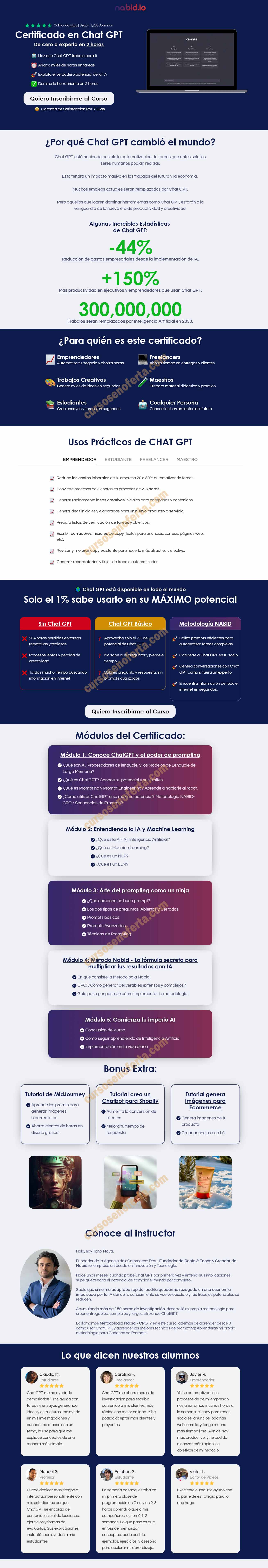 Certificado en Chat GPT - Nabid.io