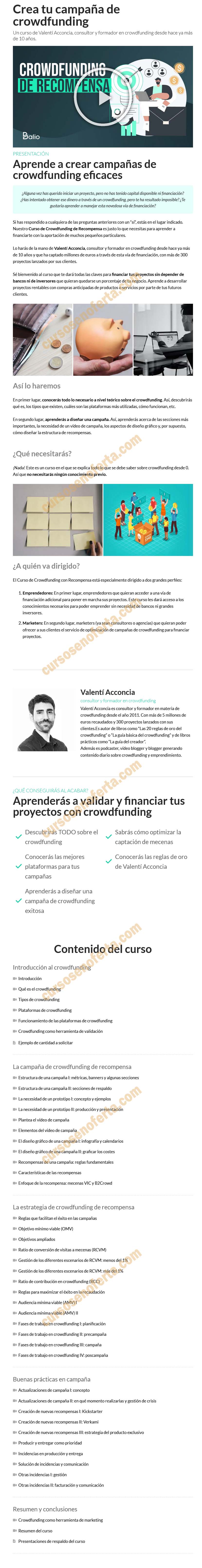 Crea tu campaña de crowdfunding