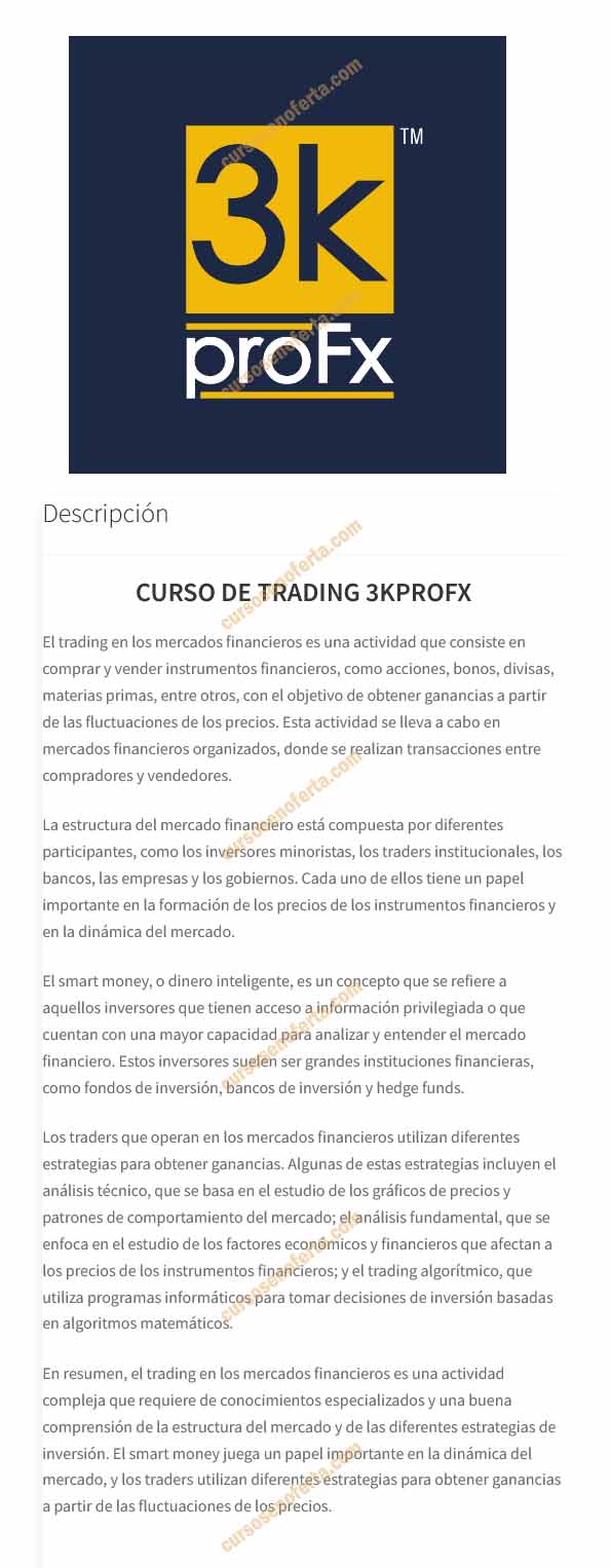 Curso de Trading 3KPROFX
