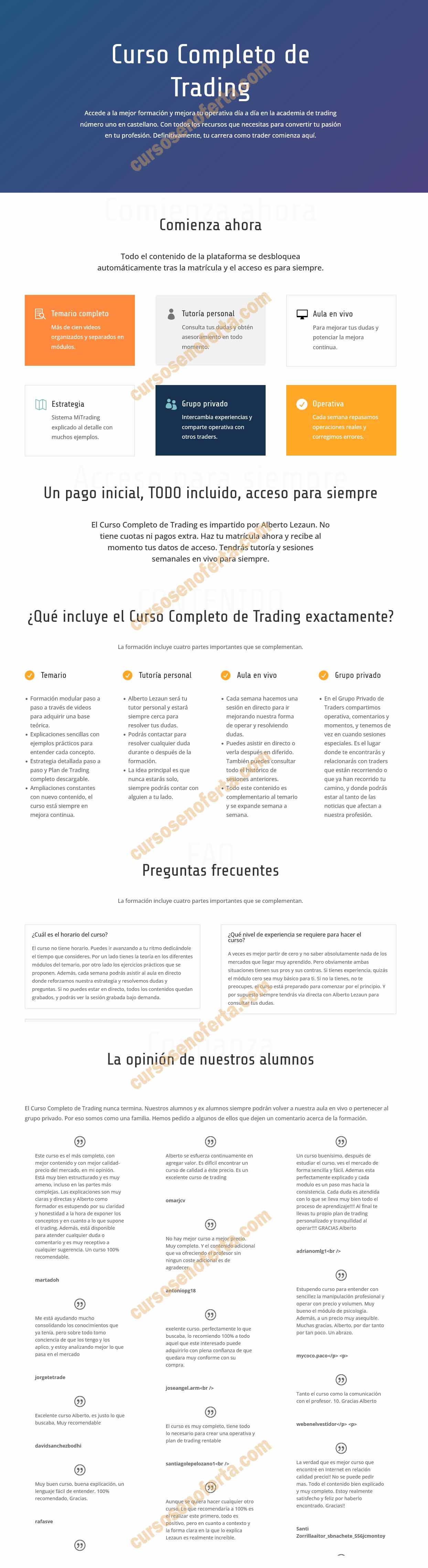 Curso de Trading Alberto Lezaun