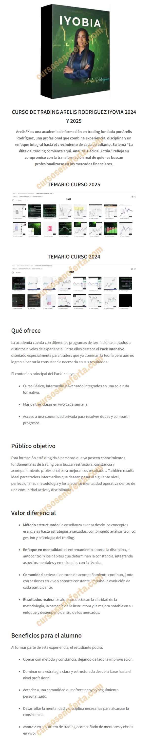 Curso de Trading Arelis Rodriguez 2024 y 2025 - DESCARGA GRATIS