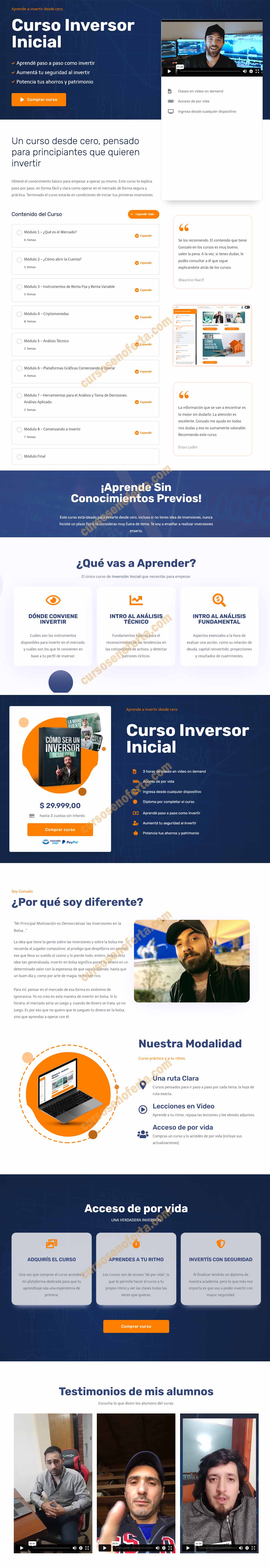 Curso inversor inicial - Se Diferente