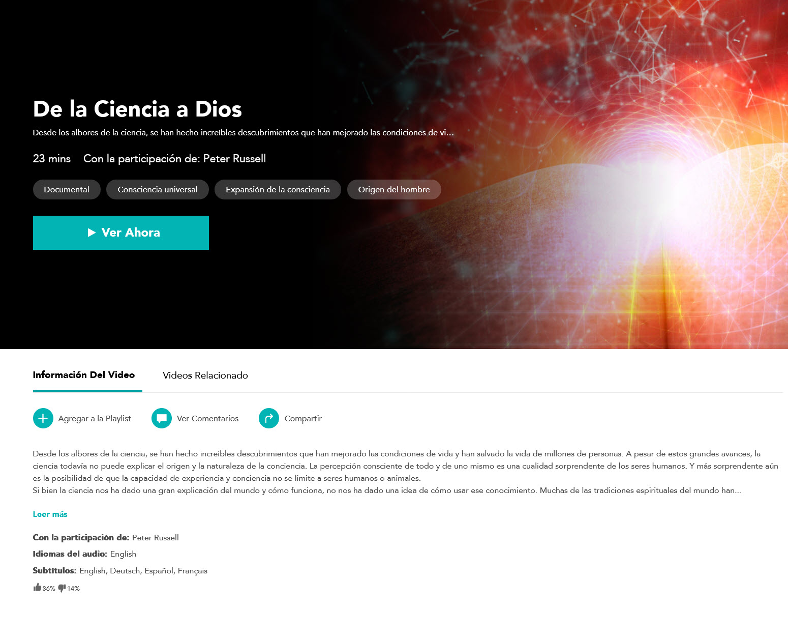 De la ciencia a Dios - Gaia