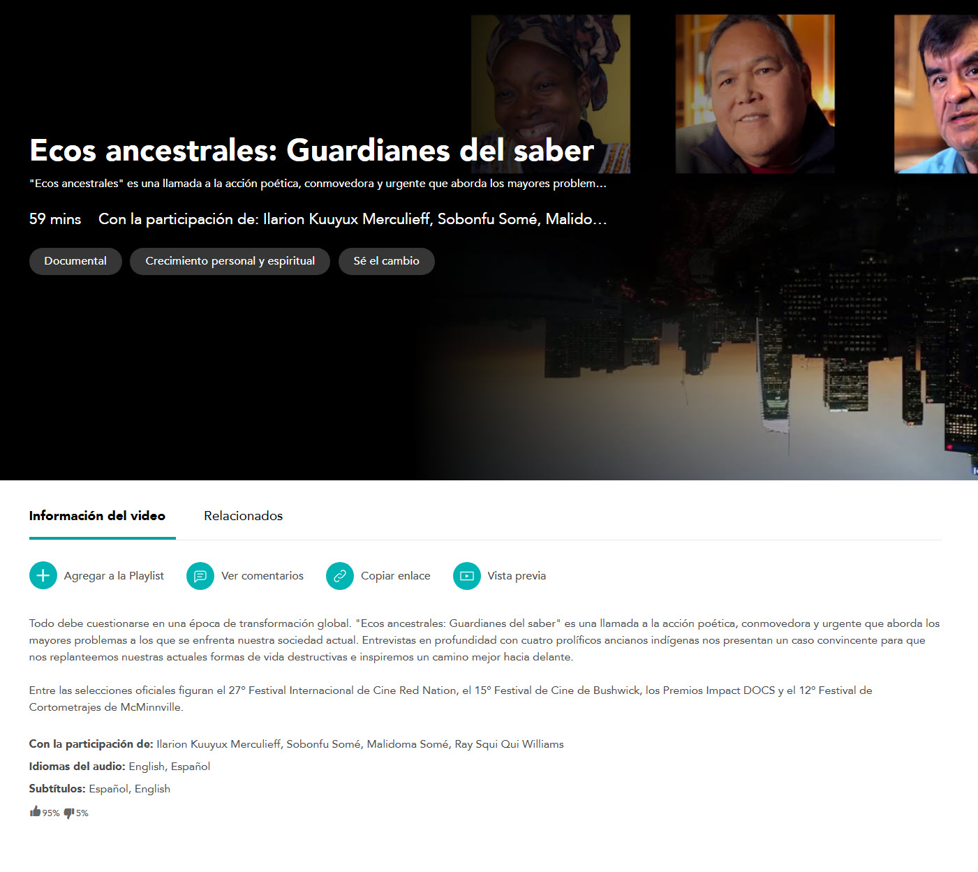 Ecos ancestrales Guardianes del saber (Documental) - Gaia