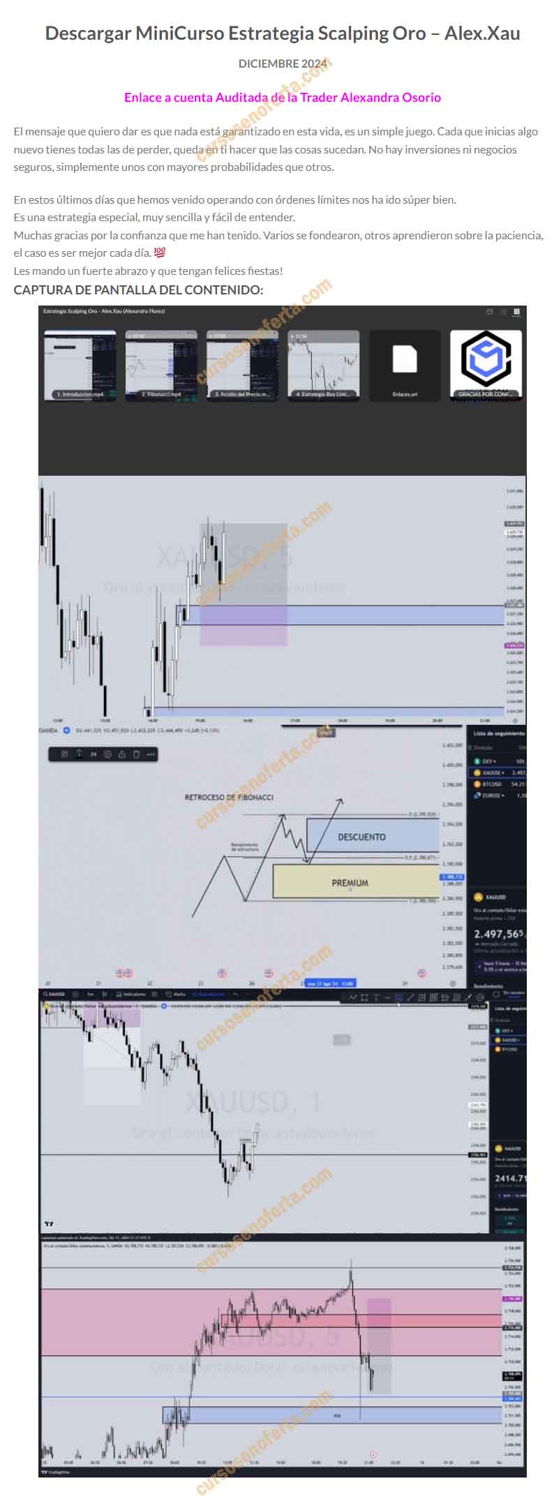 Estrategia Scalping Oro - Alexandra Florez