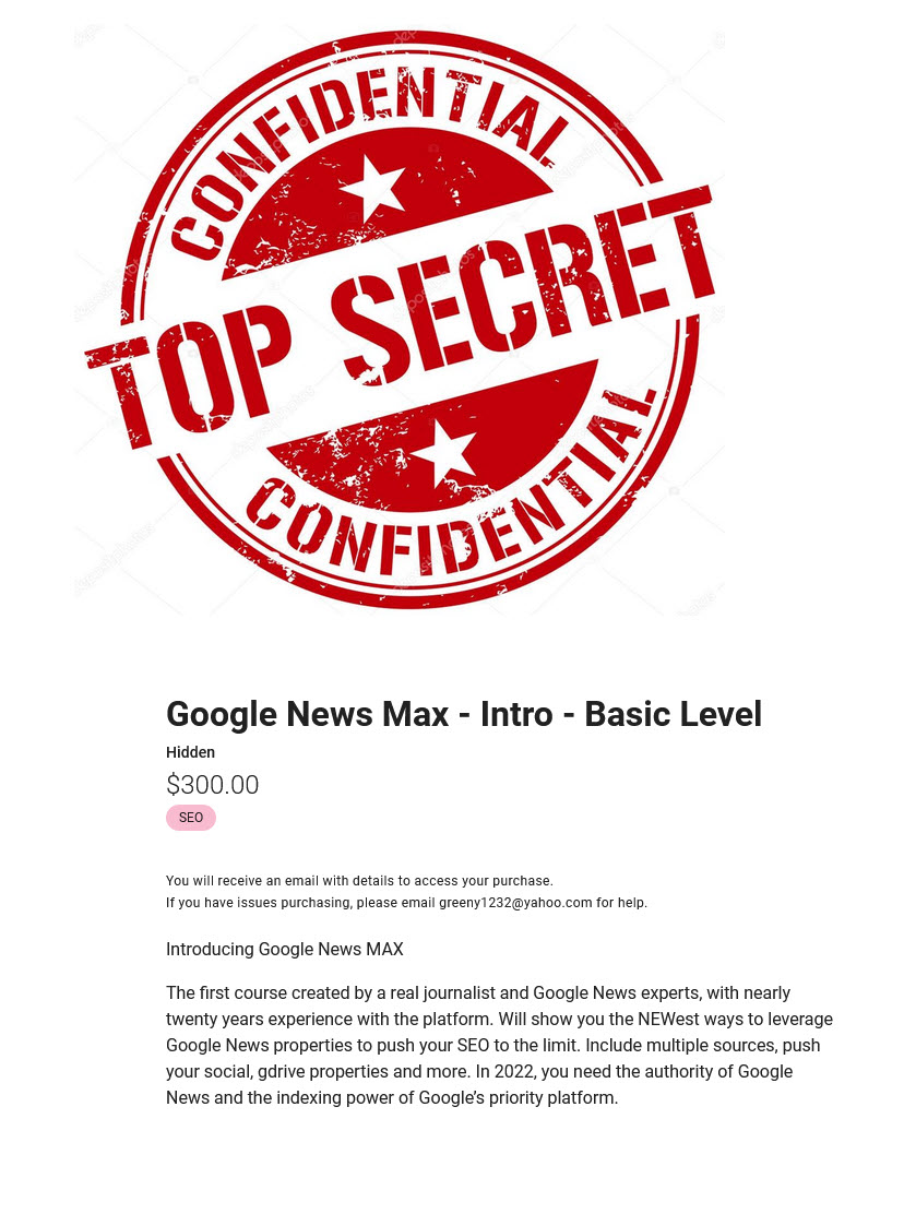 Google News Max Intro Basic Level - Holly Stark