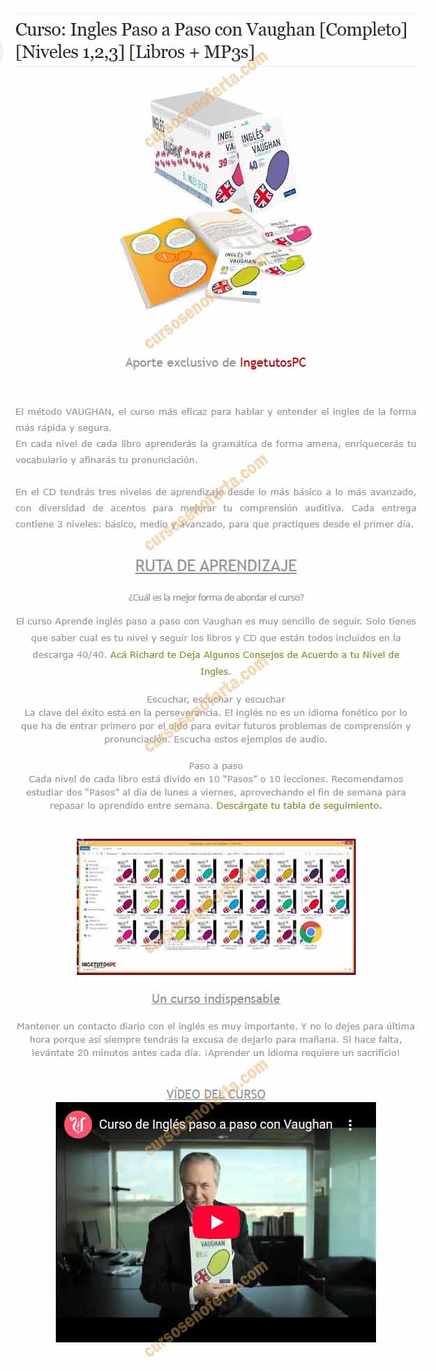 Inglés Paso a Paso con Vaughan