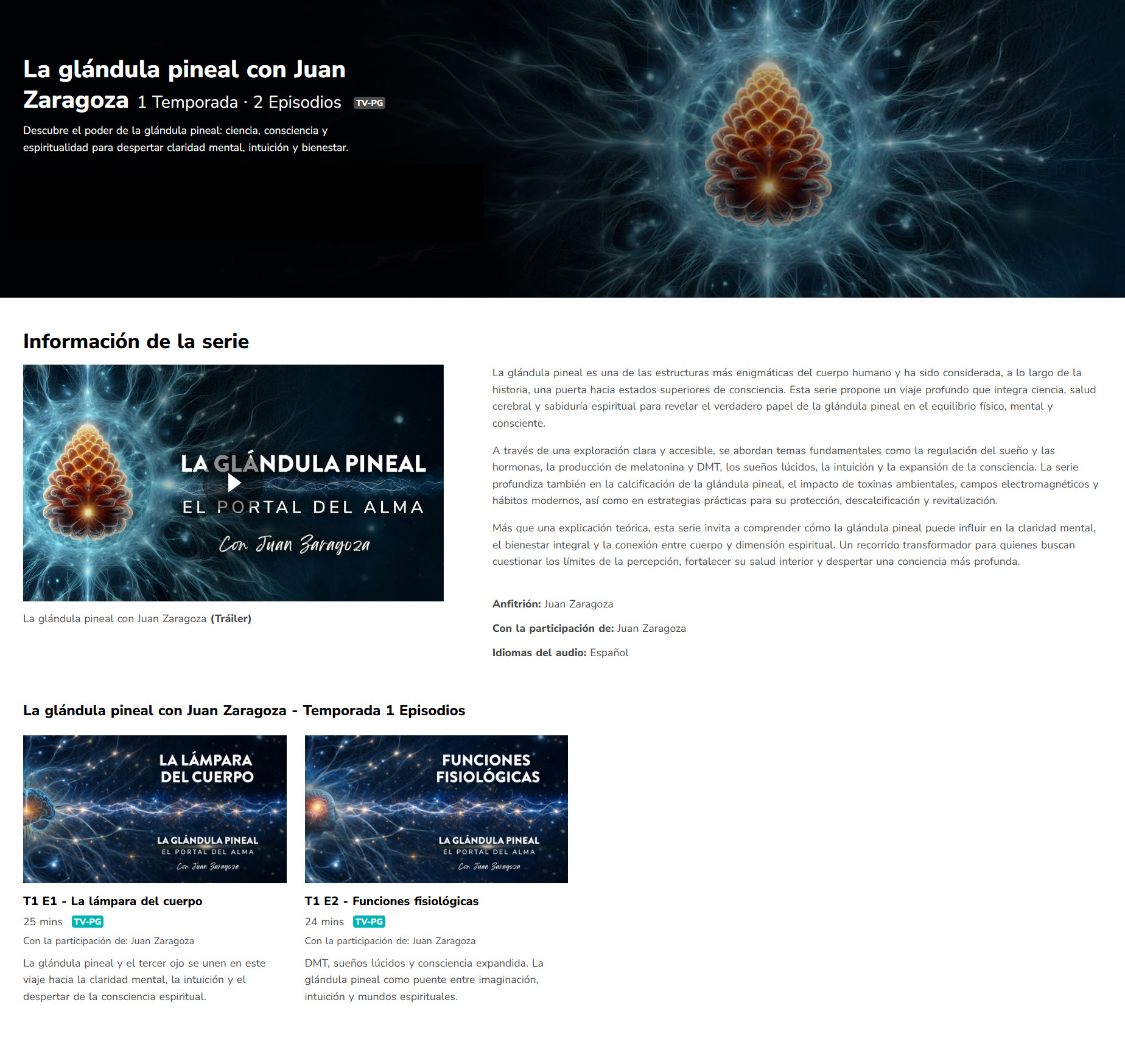 La glándula pineal el portal del alma - Juan Zaragoza