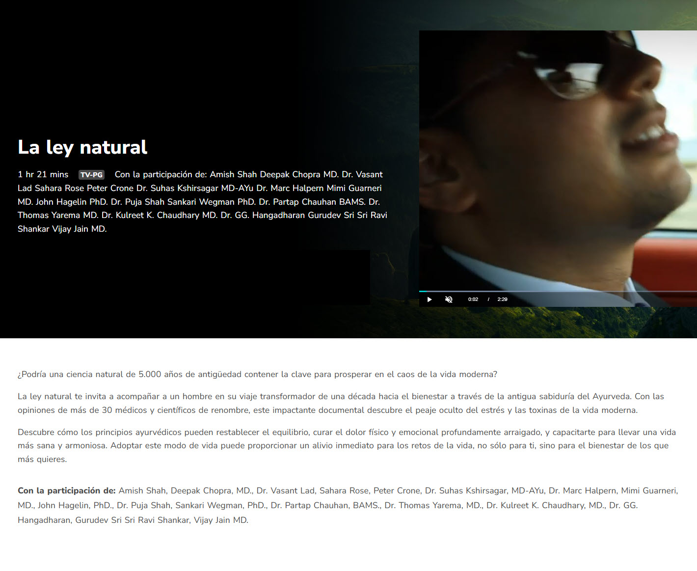 La ley natural (documental) - Gaia