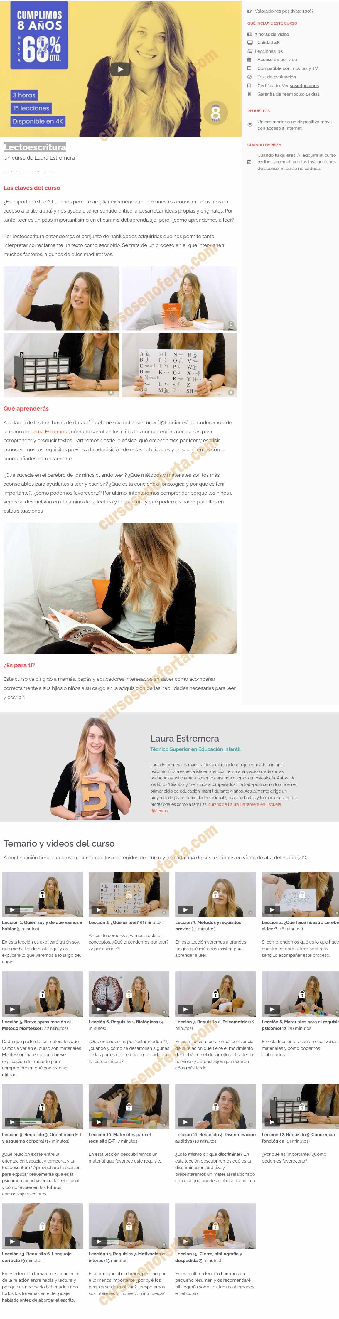 Lectoescritura - Laura Estremera