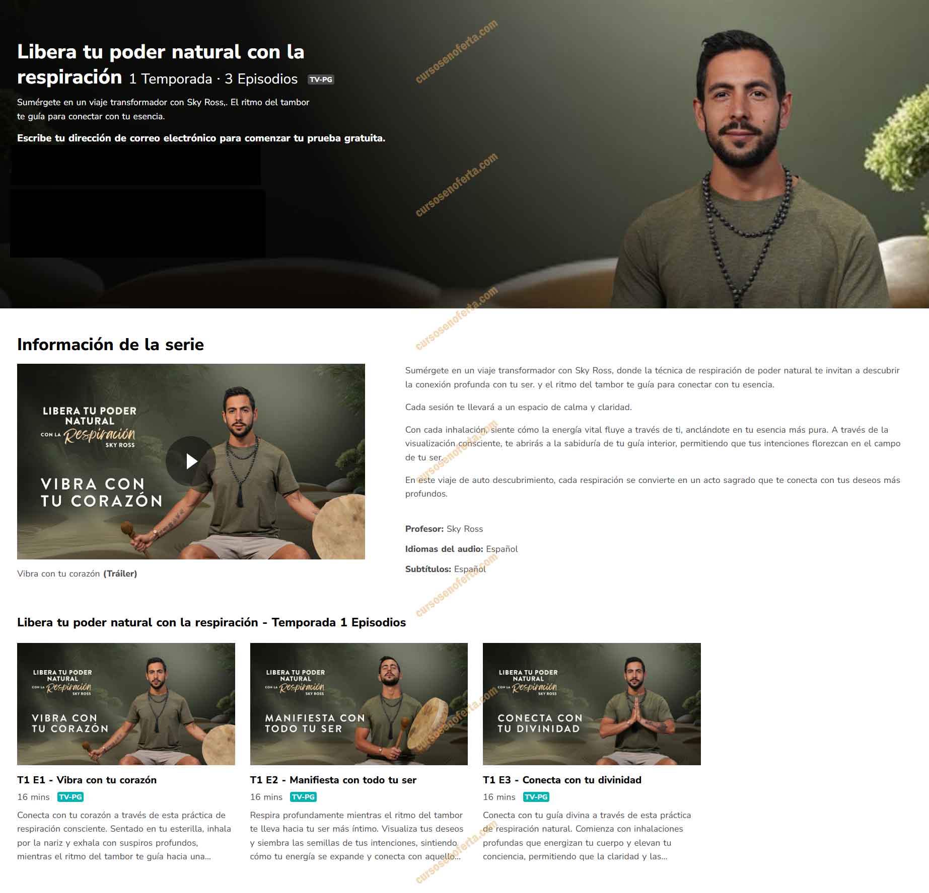 Libera tu poder natural con la respiración - Sky Ross