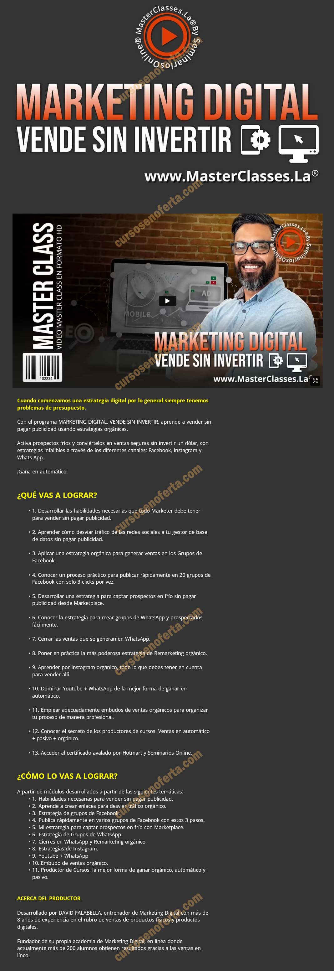 Marketing digital vende sin invertir