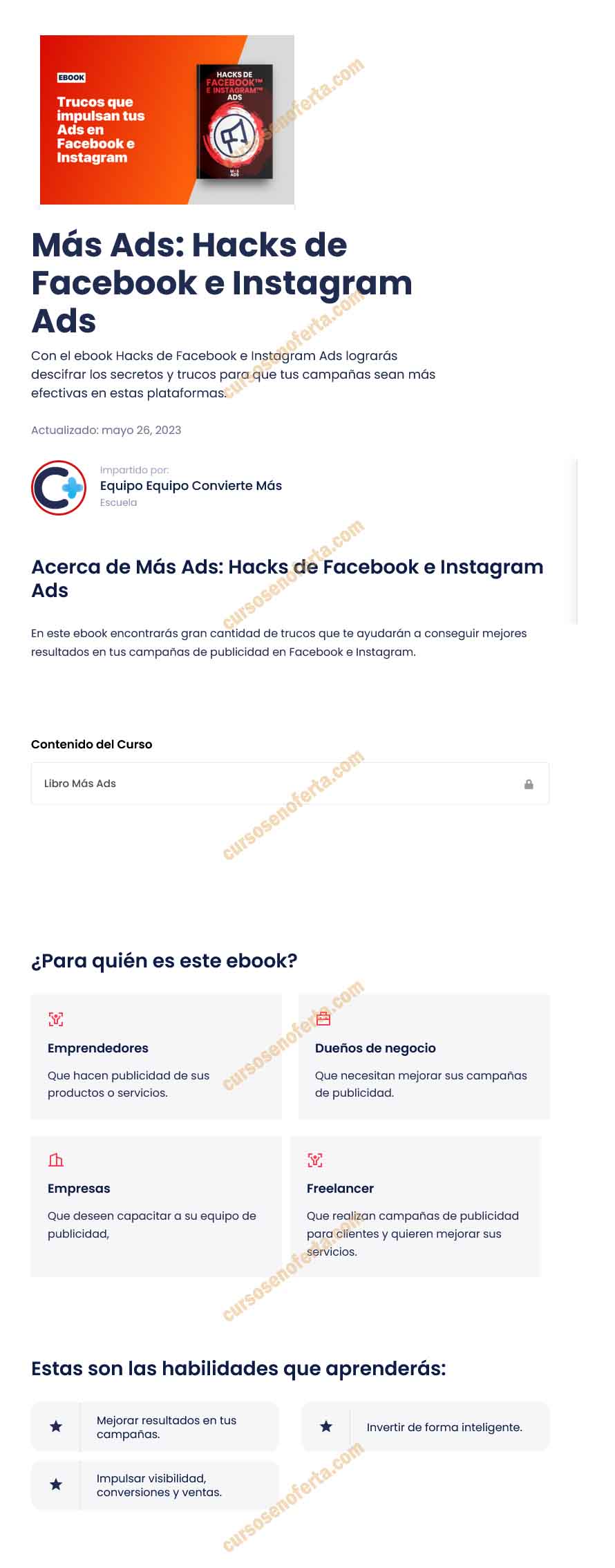 Más Ads Hacks de Facebook e Instagram Ads - Convierte Más