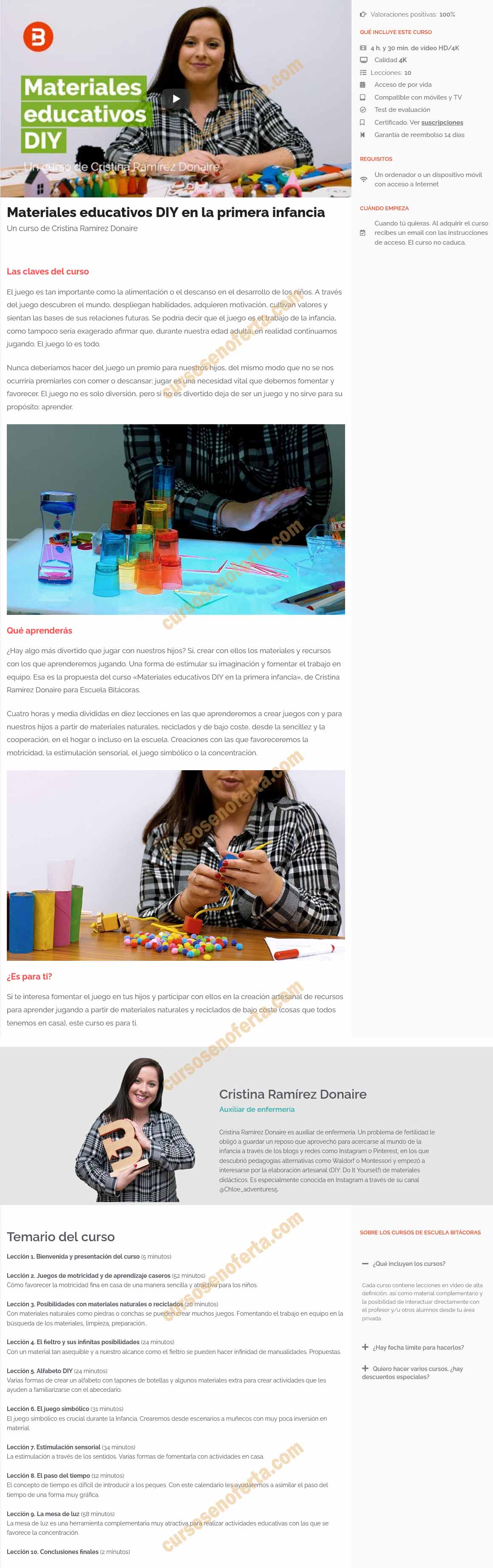 Materiales educativos DIY en la primera infancia - Cristina Ramírez