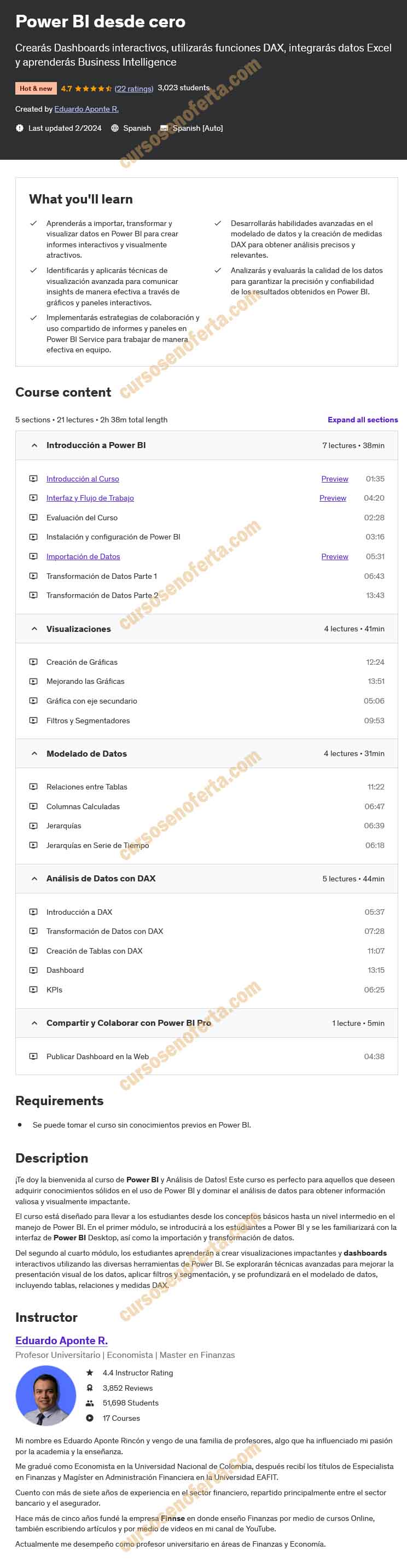 Power BI desde cero - Eduardo Aponte