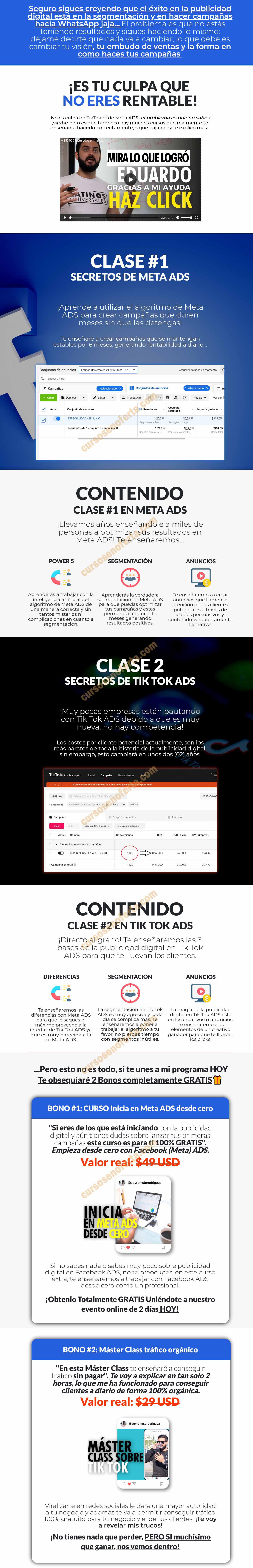 Secretos de Meta y TikTok Ads - Latinos Universales